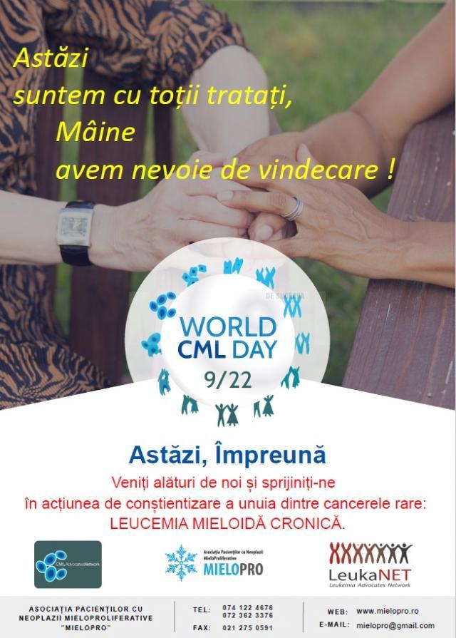 22 septembrie - Ziua Mondială a Leucemiei Mieloide Cronice