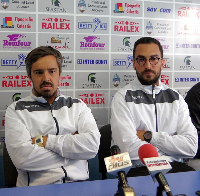 Nuno Pedro (stânga) şi Khalil Chakroun speră într-un rezultat pozitiv la Sibiu