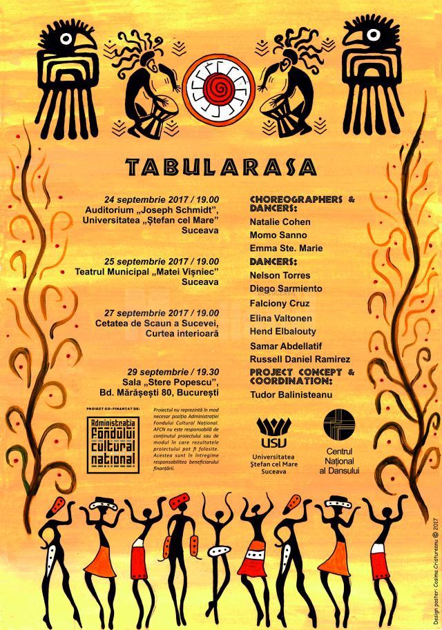 Spectacolul de dans contemporan „Tabularasa”, în acest weekend, la Suceava