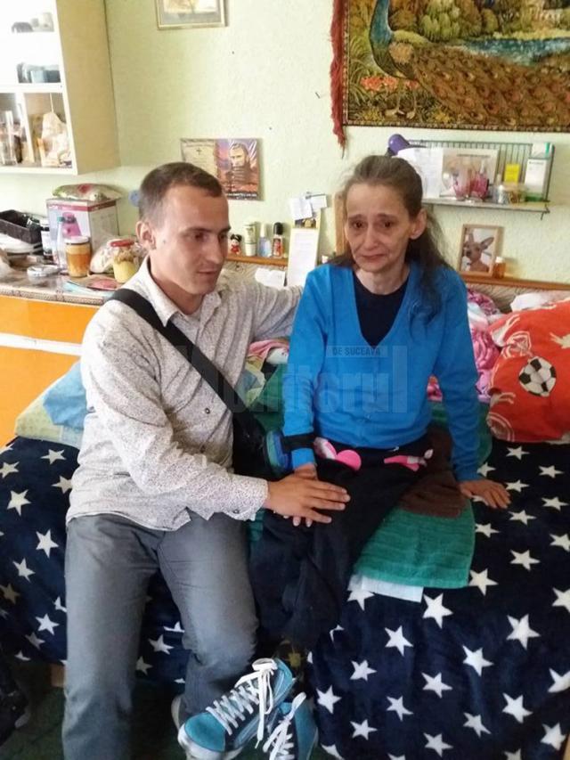 Liliana Cercel, femeia imobilizată pe viață într-un cărucior cu rotile