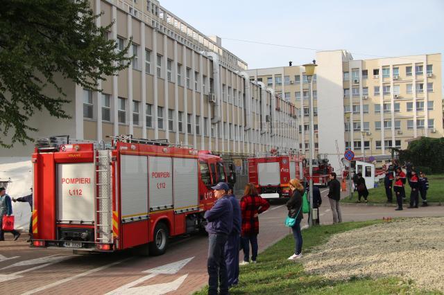 Planul Roșu de Intervenție a adus o mare desfășurare de forțe la Spitalul Județean