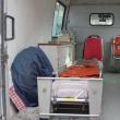 Interiorul uneia dintre ambulanțele din parcul auto al SAJ Suceava