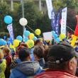 Sindicalişti suceveni au protestat miercuri în Piaţa Victoriei