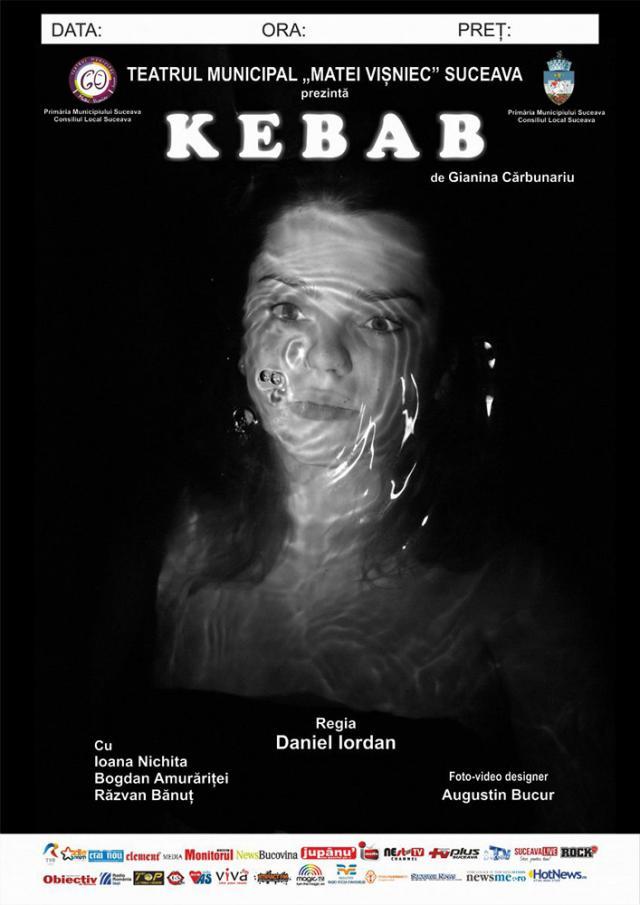 „Kebab” – o nouă premieră pe scena Teatrului „Matei Vişniec” Suceava