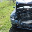 Autoturismul Audi A6, condus de Corneliu Gheţău, care a lovit violent Dacia din spate