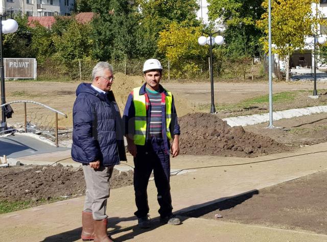 Primarul Ion Lungu a verificat în teren lucrările de investiții ale municipalității