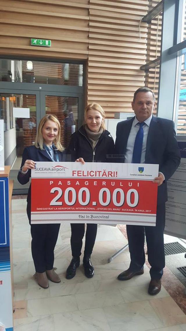 Record istoric de pasageri pe Aeroportul "Ştefan cel Mare": 200.000