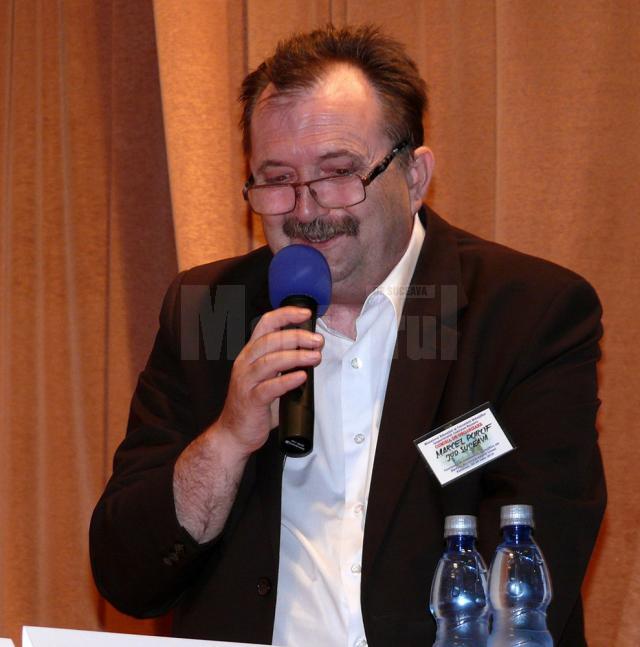 Marcel Porof, preşedintele Societăţii de Geografie, filiala Suceava