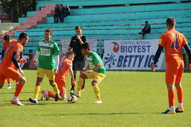 Meciul dintre Foresta şi FC Botoşani a fost foarte echilibrat