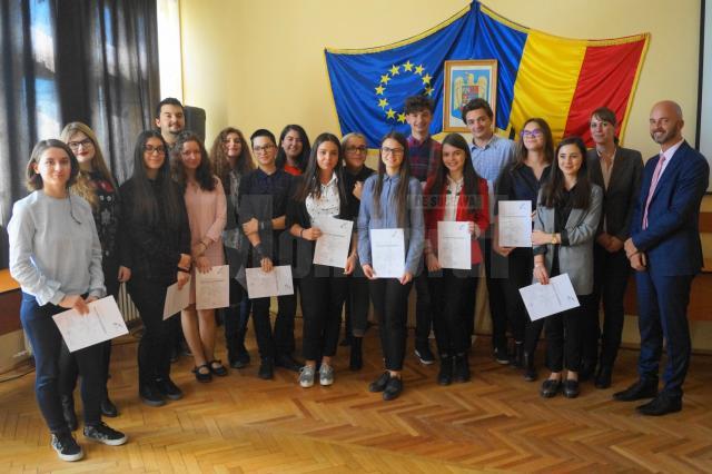 70 de elevi de la Colegiul „Petru Rareș” au obținut certificate Deutsche Sprachdiplom (DSD 1)