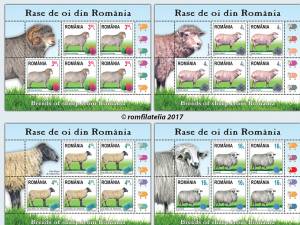 Emisiunea de mărci poștale „Rase de oi din România”