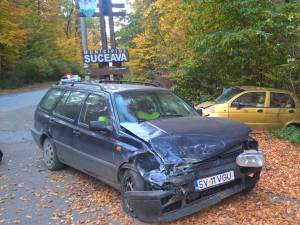 Accidentul s-a petrecut chiar la ieșirea din municipiul Suceava