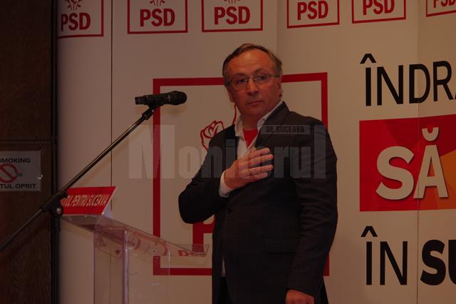 Dan Ioan Cuşnir este noul preşedinte ales al Organizaţiei Municipale Suceava a PSD
