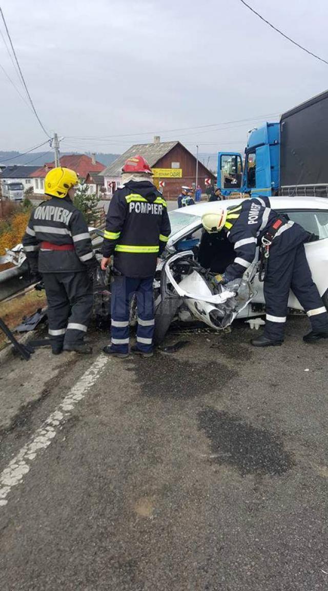 Accident petrecut la Dealu Floreni