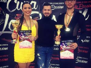 Andrei Martineac şi Nicoleta Daneliuc - campioni naţionali, clasa E Latino - Adulţi