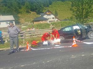Accidentul de circulaţie din data de 17 august a.c. care a dus la moartea fostului agent de poliţie de frontieră Vasile A. Marocico. Foto: Beatrice Calancea