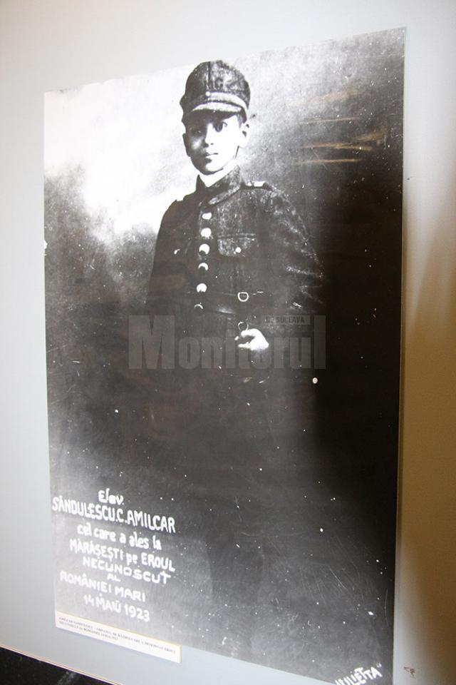 Expoziţie dedicată eroului necunoscut din Primul Război Mondial