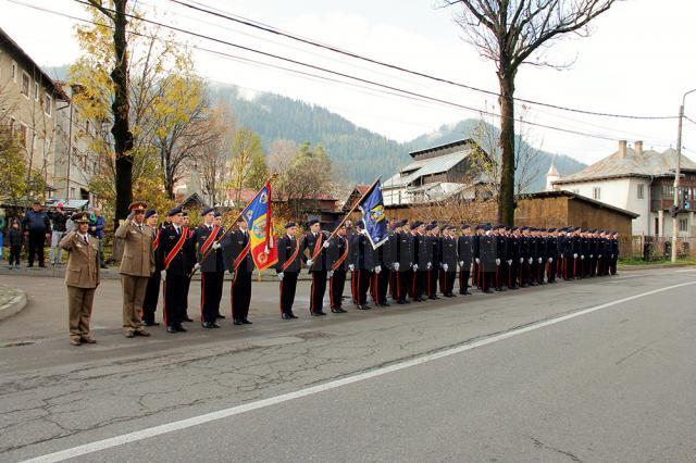 Elevii militari câmpulungeni au sărbătorit Ziua Armatei Române
