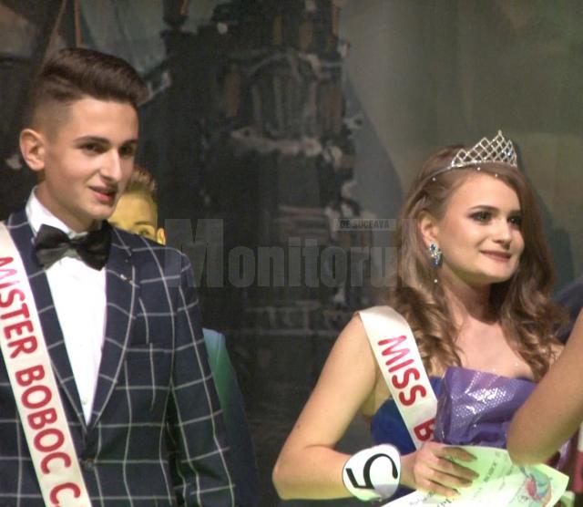 Miss si Mister Boboc au fost aleşi Bianca Cazac și Valentin Silitra