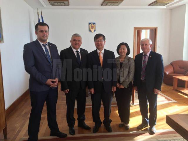 Deputatul Dumitru Mihalescul a participat la o întâlnire oficială cu ambasadorul Republicii Coreea în România