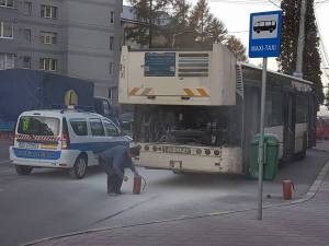 Autobuzul TPl care a luat foc în mers 3