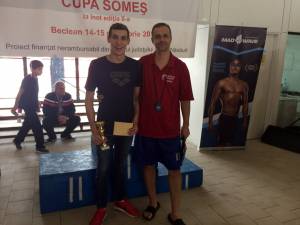 Rezultate promiţătoare pentru înotătorul Şerban Cotos, la concursurile de la Beclean şi Izvorani