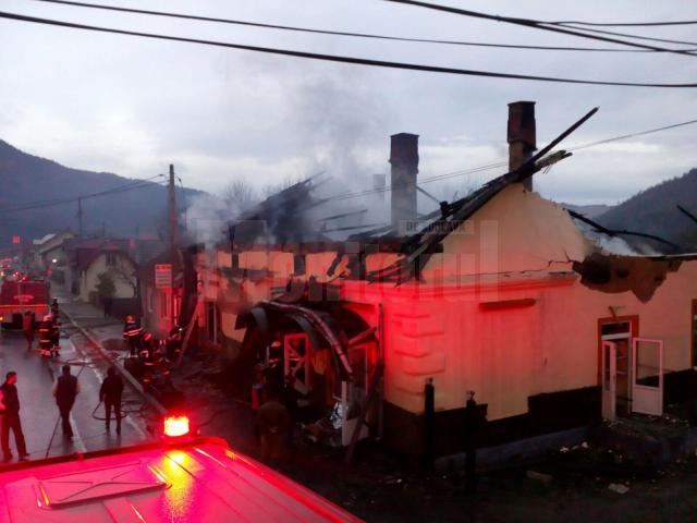 Incendiu in centrul comunei Vama