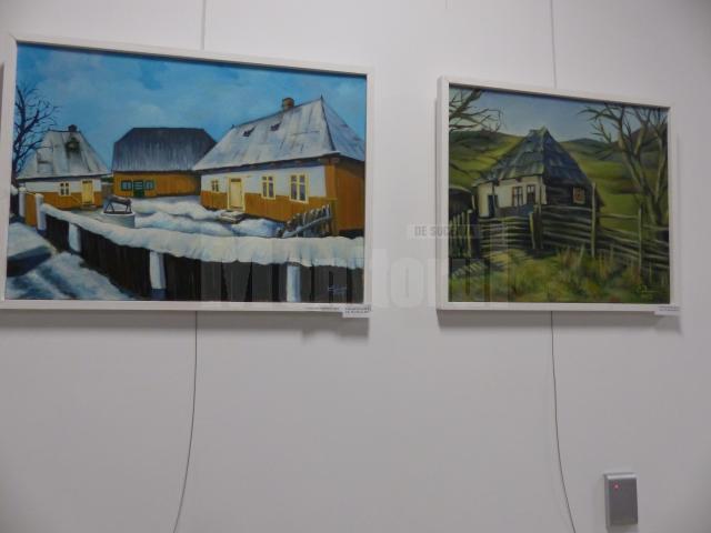 „Retrospectivă”, prima expoziţie personală de pictură a Cristinei Iacob