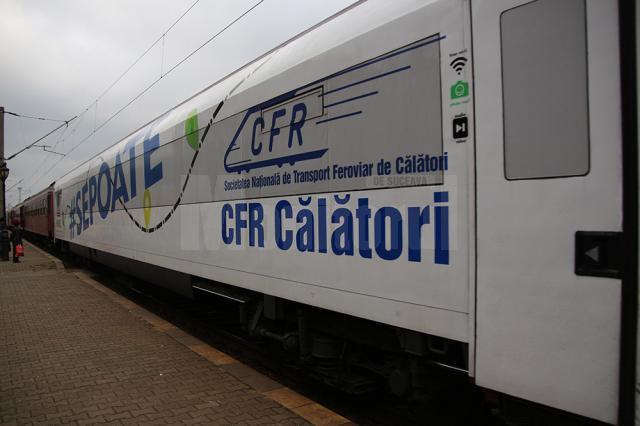 Vagonul CFR modernizat a ajuns în Gara Burdujeni, din municipiul Suceava