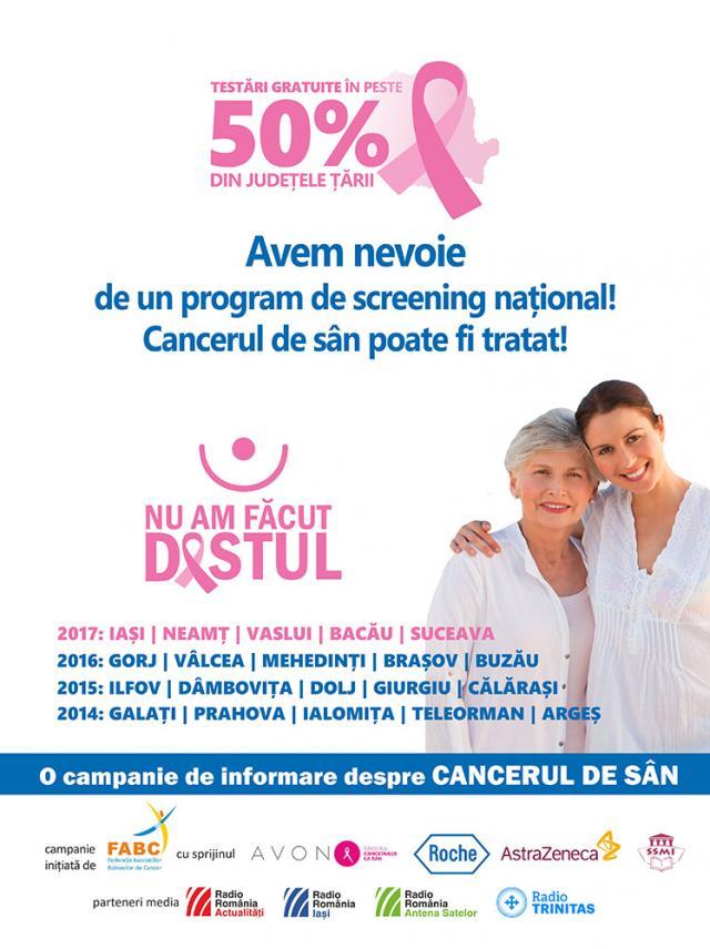 Examinări gratuite pentru depistarea cancerului de sân pentru femeile din Udești și Mănăstirea Humorului