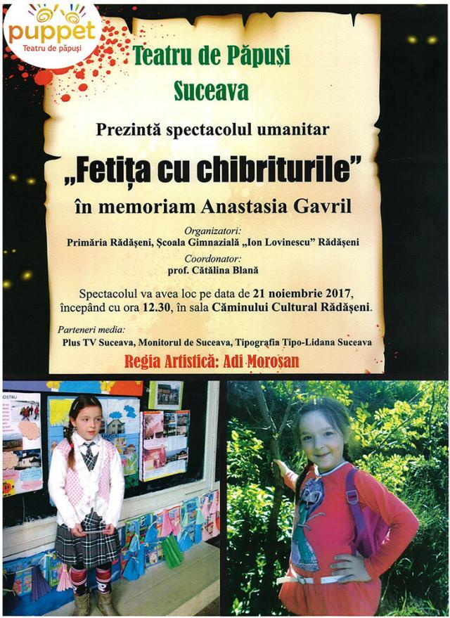 Spectacol umanitar pentru familia preotului Gavril, pe 21 noiembrie, în comuna Rădășeni