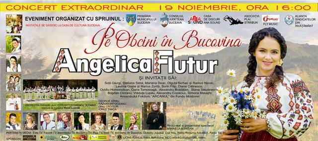 Bucovineanca Angelica Flutur îşi va lansa cel de-al treilea album, ”Pe Obcini în Bucovina”