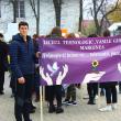 Marș antiviolență desfășurat la Marginea