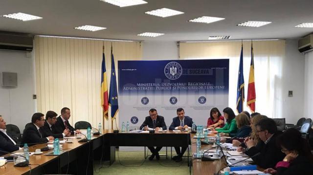 Viceprimarul Harsovschi la întâlnirea cu miniştrii, la Bucureşti