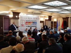 Social-democraţii suceveni vor să organizeze mitinguri pentru susţinerea programului de guvernare al PSD