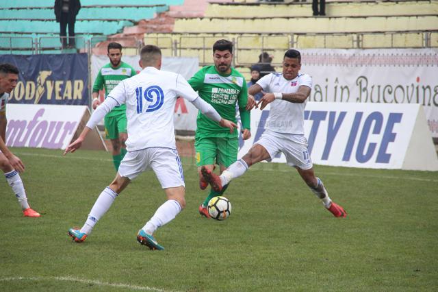 Marius Matei a fost cel mai bun jucător al Forestei în partida cu Luceafărul Oradea