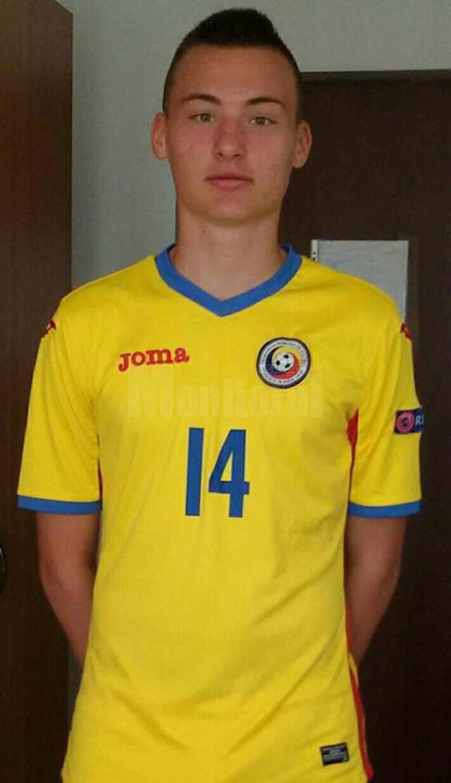 Sebi Nechita a înscris primul său gol pentru naţionala de juniori a României