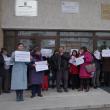 60 de angajaţi APIA Suceava au protestat în faţa Guvernului României