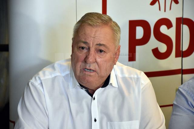 Preşedintele Organizaţiei Judeţene Suceava a PSD, senatorul Ioan Stan