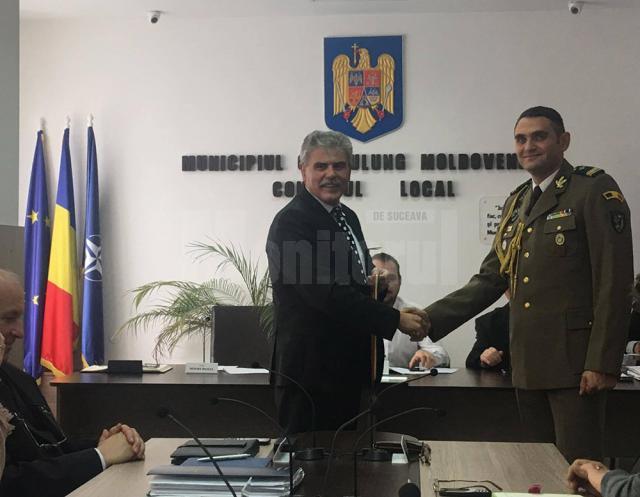 Ciprian Iriciuc a primit titlul de cetăţean de onoare de la primarul Mihăiță Negură