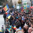 Mii de persoane au sărbătorit Ziua Naţională a României în centrul Sucevei