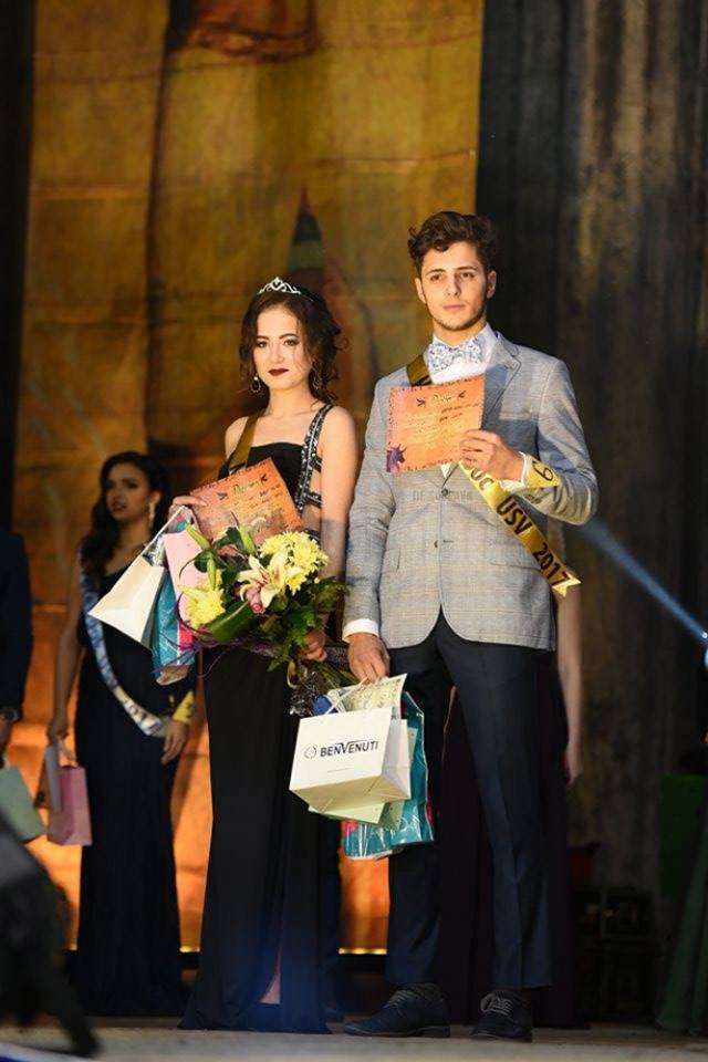 Miss şi Mister Boboc USV 2017 - Sanda Glandaniuc şi Lucian Apopei