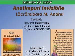 Lansare de carte: „Anotimpuri invizibile”, de Lăcrămioara Andrei