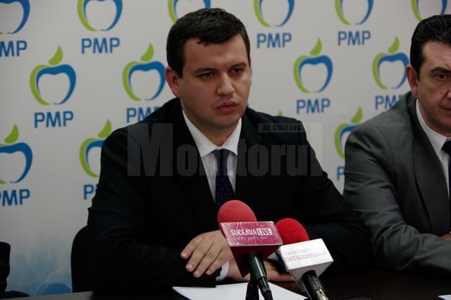 Liderul interimar al PMP Suceava, deputatul Eugen Tomac