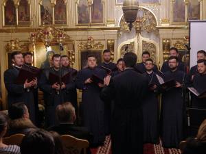 Corala bărbătească ortodoxă „Armonia" a susținut un concert de excepție  la Biserica „Sf. Dumitru” Suceava