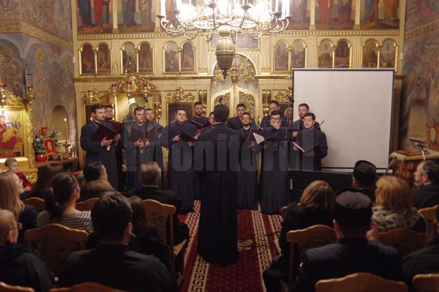 Corala bărbătească ortodoxă „Armonia” a susținut un concert de excepție la Biserica „Sf. Dumitru” Suceava