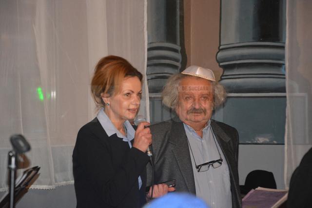 Prefectul de Suceava, Mirela Adomnicai si presedintele CE Suceava, Sorin Golda