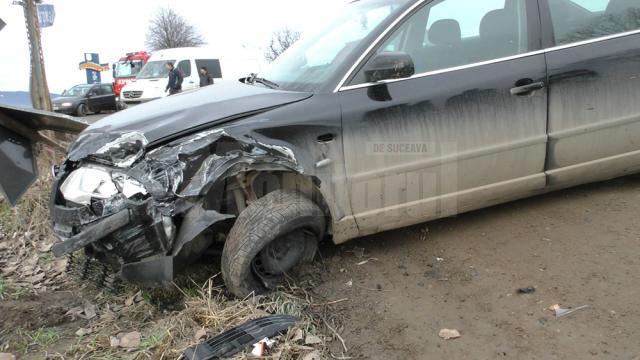 Accidentul petrecut ieri dimineață, în jurul orei 10.00, pe raza comunei Horodnic de Sus