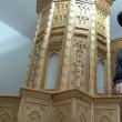Mihai Grumăzescu mai are încă mult de muncă pentru a-și vedea dus la final proiectul vieţii sale - Biserica Trei Ierarhi, sculptată în lemn la scara de 1 pe 36