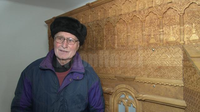 Sala voievozilor, munca de 30 de ani a unui om care şi-a dedicat viaţa sculpturii în lemn